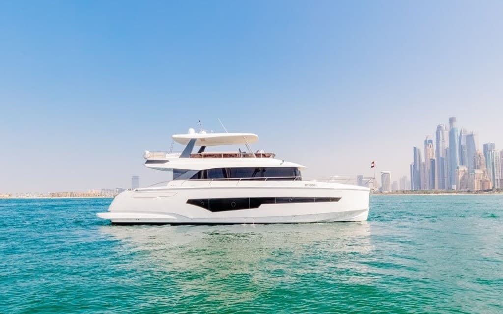 Sky Walker Aura, a 62 ft yacht available for sunset charters